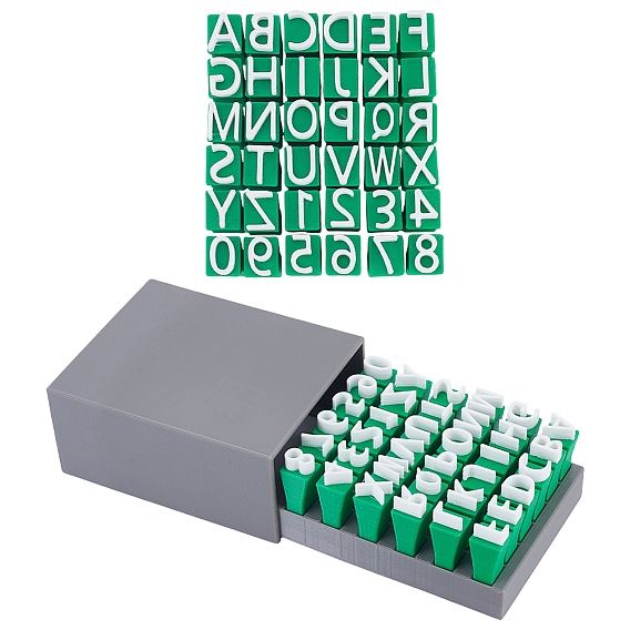 Наборы штампов из пластиковой глины с буквами, для глиняной керамики