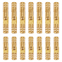 20 Pcs 2 Style Brass Column Hinge, with Screw, Jewelry Box Accessories