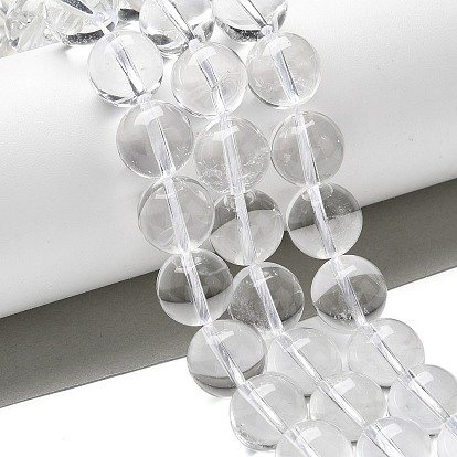Природных кристаллов кварца бисер нитей, бусины из горного хрусталя, круглые, класс А