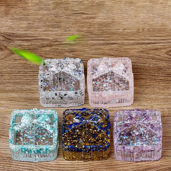 Упаковочная коробка из натурального драгоценного камня