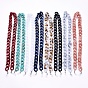 Eyeglasses Chains, Neck Strap for Eyeglasses, with Acrylic Curb Chains, 304 Stainless Steel Lobster Claw Clasps and  Rubber Loop Ends