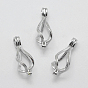 925 Sterling Silver Cage Pendants, Hollow, Drop