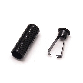 Zinc Alloy Cord Ends, End Caps, Column