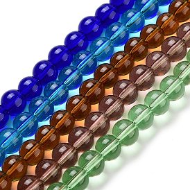 Glass Beads Strands, Round