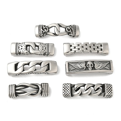 304 подвески из нержавеющей стали, для изготовления браслета из кожанного шнура