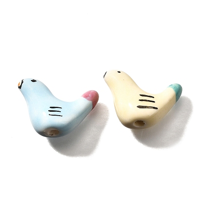 Фарфоровые бусины ручной работы, морской лев