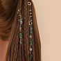 Alloy Dreadlocks Beads, Gemstone Braiding Hair Pendants Decoration Clips