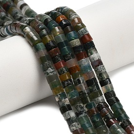 Природного индийского агата бисер нитей, диск, Heishi бусы