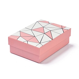 Boîtes de papier rectangle, pour rouge à lèvres, avec une éponge à l'intérieur
