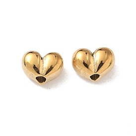 304 из нержавеющей стали бусы, сердце, ионное покрытие (ip)