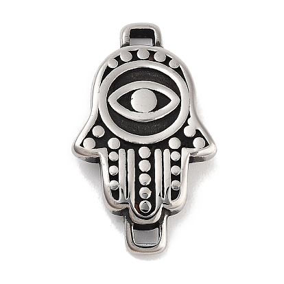 Ретро 304 звенья хамсы из нержавеющей стали, для изготовления кожаных браслетов