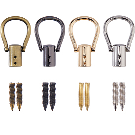 4 наборы 4 цвета сплав подвески застежки, колонка