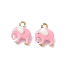 304 нержавеющей стальной эмали подвески, Слон прелести, ионное покрытие (ip)