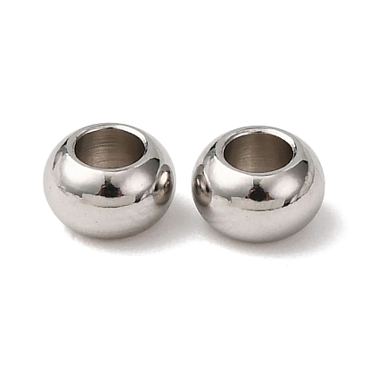 201 из нержавеющей стали разделительные бусины, пончик