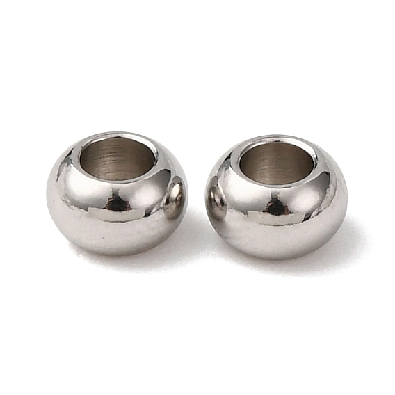 201 из нержавеющей стали разделительные бусины, пончик