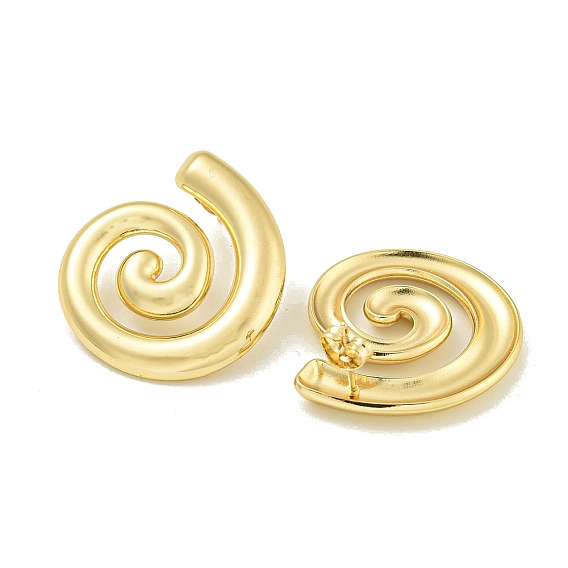 Текстура vortex 304 серьги-гвоздики из нержавеющей стали для женщин