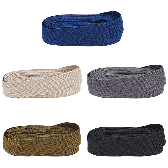 25 двор 5 цвета плоские полиэстеровые ленты, для изготовления лямок для сумок