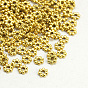Alliage de perles d'entretoise de style tibétain, fleur