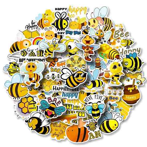 Waterproof PVC Adhesive Sticker Lables, for Suitcase, Skateboard, Refrigerator, Helmet, Mobile Phone Shell, Computer, Cup