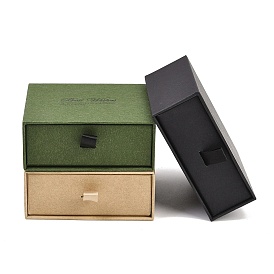 Картонные бумажные браслеты, коробки для хранения браслетов, с губкой внутри, квадратный