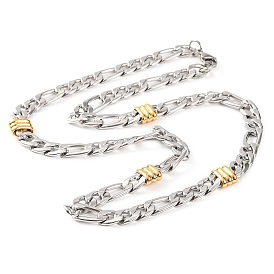 304 Stainless Steel Figaro Chain Necklaces for Women