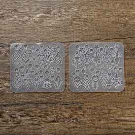 DIY силиконовые формы для кулона, формы для литья смолы, разнообразные