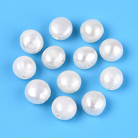 Естественный культурный жемчуг пресноводных, двух сторон полированной