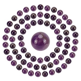 SUNNYCLUE DIY Stretch Bracelets Making Kits, include Natural Gemstone Round Beads, Elastic Crystal Thread