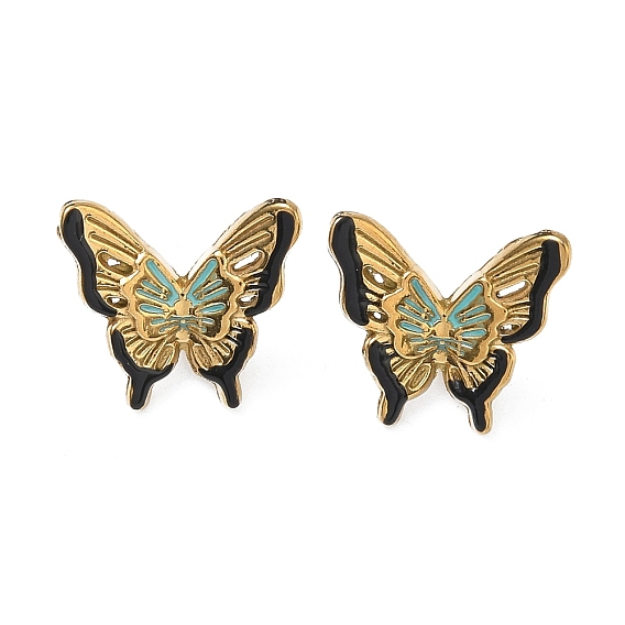 304 из нержавеющей стали эмаль бисер, бабочка, ионное покрытие (ip)