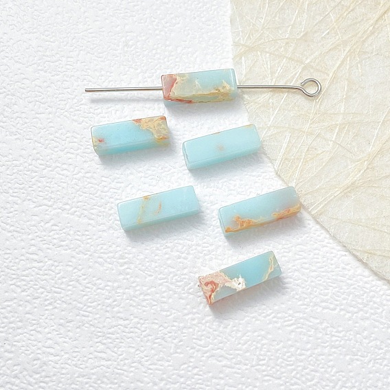 Бусины из натурального камня Шушан, кубоид