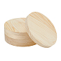Плоский круглый необработанный деревянный срез, для поделок