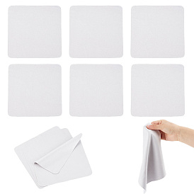 10шт. салфетки для очков из искусственной замши, средства по уходу за очками, квадратный