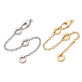 Латунный удлинитель цепи, без кадмия, без никеля и без свинца, с застежкой