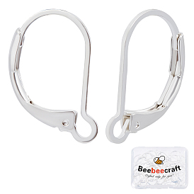 50 шт. латунные серьги с рычагом