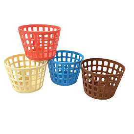 Plastic Doll Laundry Basket Basket, Doll Accessories Supplies