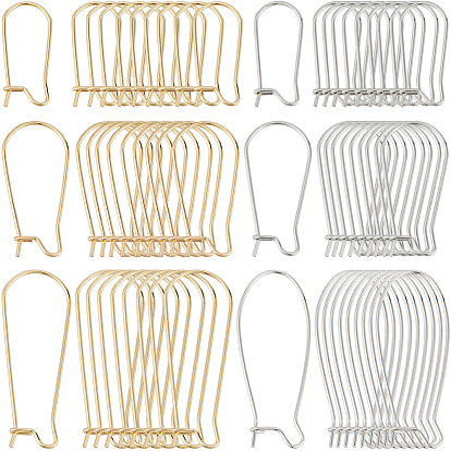 120 шт 6 стиль 304 серьги-кольца из нержавеющей стали, провод почки