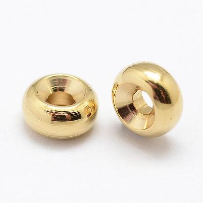 Brass Spacer Beads, Donut, Nickel Free