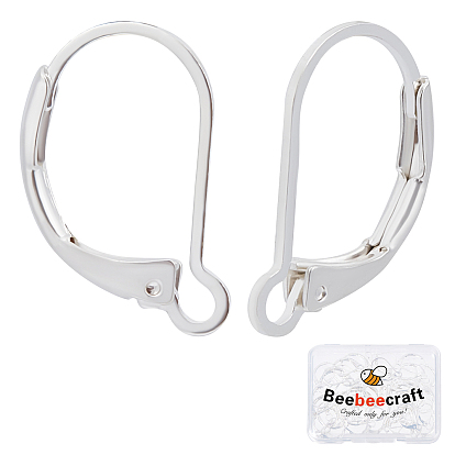 50 шт. латунные серьги с рычагом