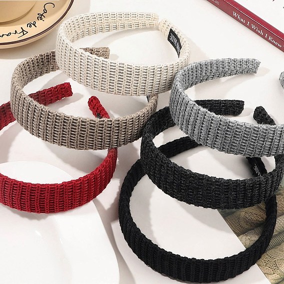 Плетеные шерстяные резинки для волос, аксессуары для волос для женщин и девочек