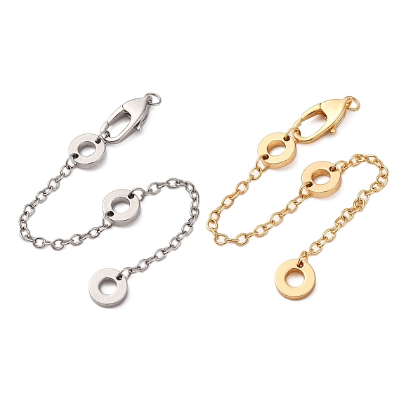 Латунный удлинитель цепи, без кадмия, без никеля и без свинца, с застежкой