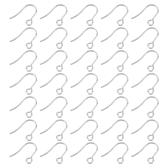 300 шт 316 хирургические крючки для серег из нержавеющей стали, провод уха, с горизонтальными петлями