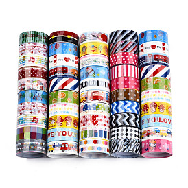 Patrón mixto libro de recuerdos diy, cintas adhesivas decorativas, 15 mm, sobre 2.3 m / rollo