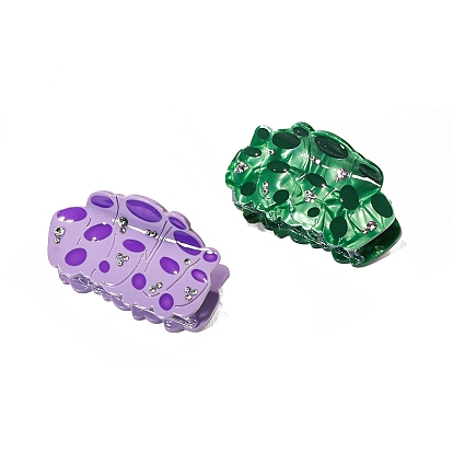 Заколки для волос с когтями из ацетата целлюлозы (смола), аксессуары для волос для женщин и девочек