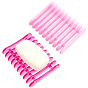 2pcs 2 colores soporte de plástico para bolígrafos de decoración de uñas, para 9 bolígrafos, Rectángulo