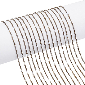 Латунные кабельные цепи, несварные, без свинца и без никеля , 2x1.5x0.5 мм