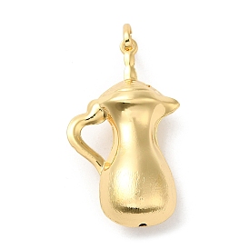 Brass Pendants, Long-Lasting Plated, Lead Free & Cadmium Free, Kettle Charm