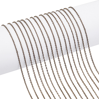 Латунные кабельные цепи, несварные, без свинца и без никеля , 2x1.5x0.5 мм