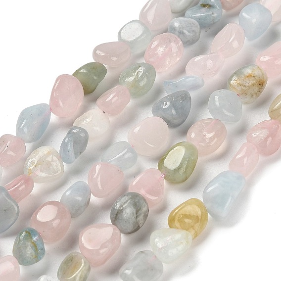 Природные морганит нитей бисера, самородки, упавший камень