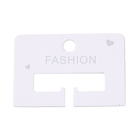 Rectangle Paper Hair Clip Display Cards