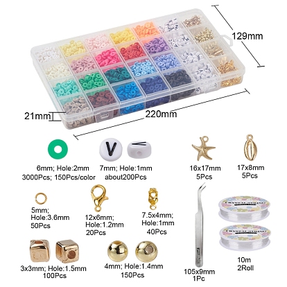 China Factory DIY Polymer Clay Beads Jewelry Set Making Kit